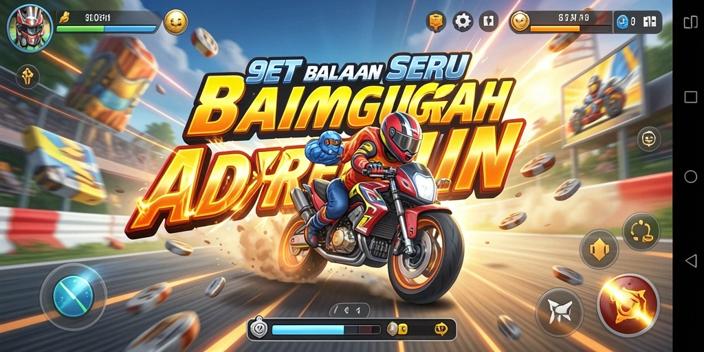 Tampilan seru gameplay balapan di 9ET dengan aksi cepat.