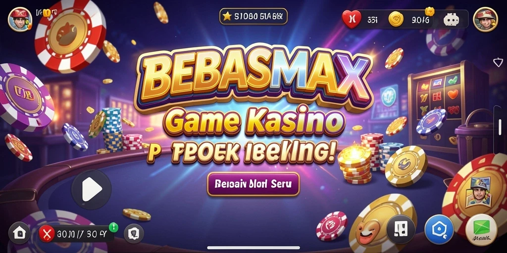 Tampilan gameplay seru dan penuh aksi di BEBASMAX.