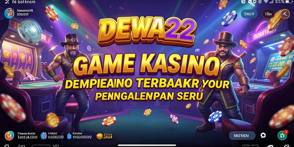 Tampilan gameplay kasino yang menghibur dan menarik.