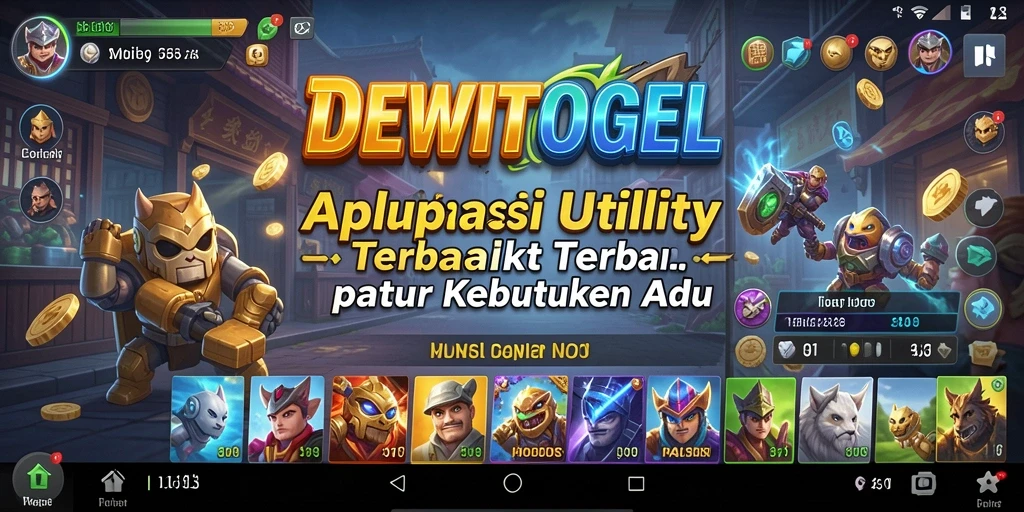 Tampilan antarmuka DEWITOGEL yang mudah dipahami dan digunakan.