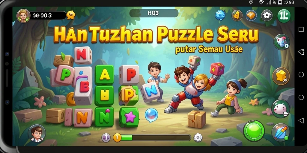 Gameplay menantang H03 dengan berbagai teka-teki menarik.