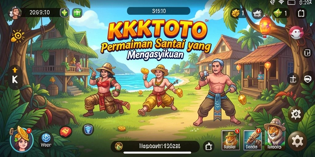Tampilan gameplay KPKTOTO yang menyenangkan dan penuh warna.
