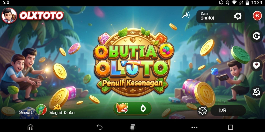 Tampilan permainan OLXTOTO yang ceria dan menghibur.