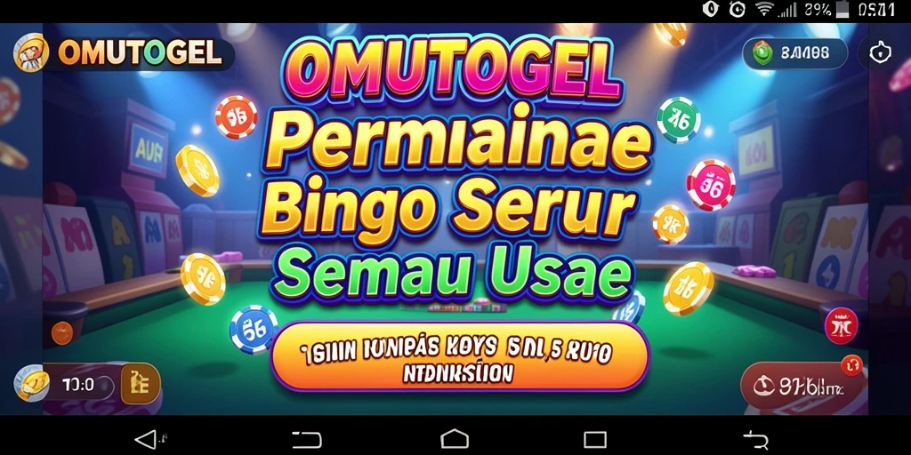 Screenshot gameplay Bingo di OMUTOGEL yang seru dan penuh warna.