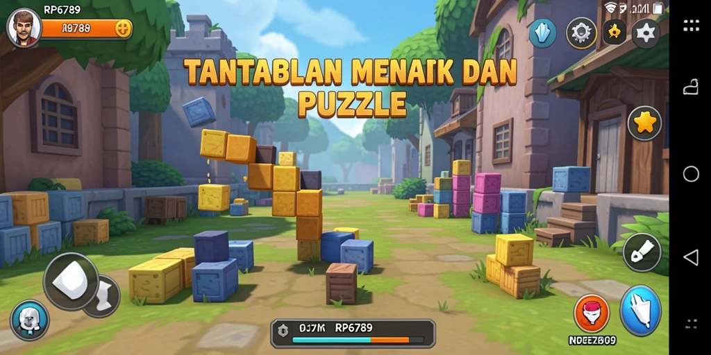 Screenshot gameplay <strong>RP6789</strong> yang menampilkan tantangan seru puzzle.