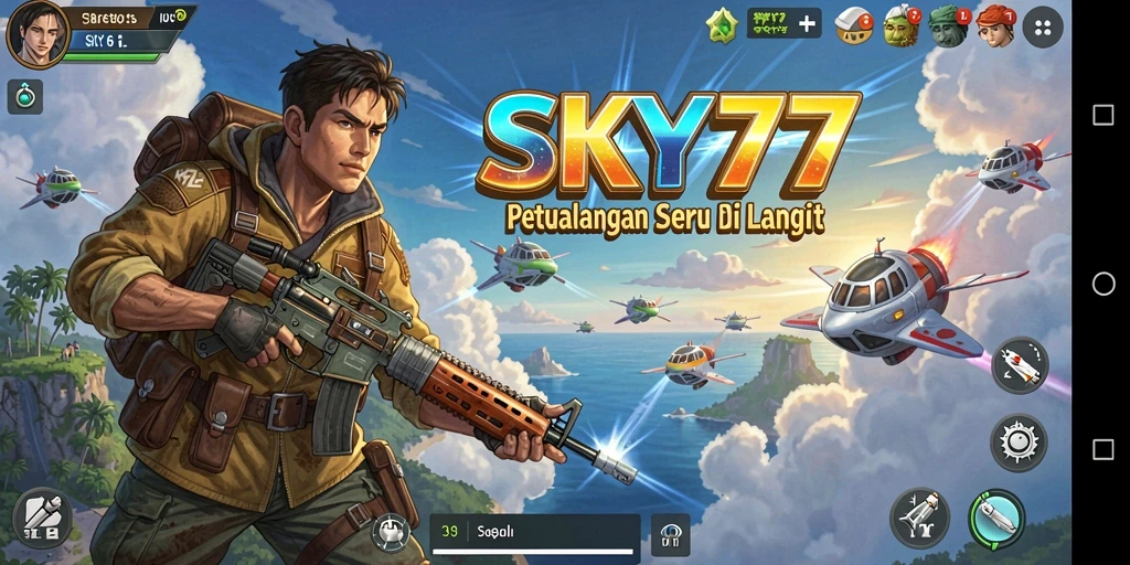 Gameplay seru di SKY77 saat menjelajahi dunia petualangan.