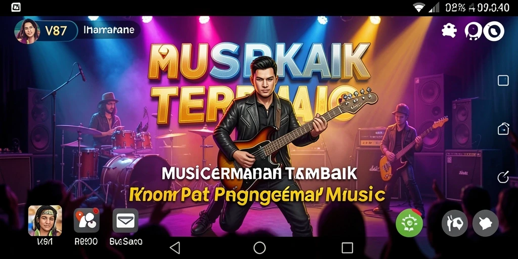 Tampilan gameplay V87 yang menarik dan interaktif.